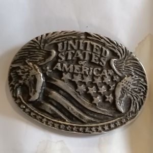 Vintage United States of America Double Eagle Belt Buckle